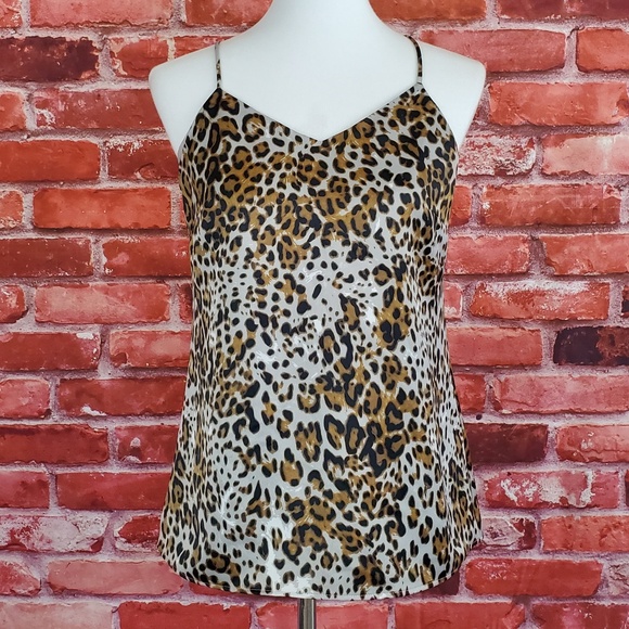 Banana Republic Tops - Leopard cami tank Banana Republic Top NWT